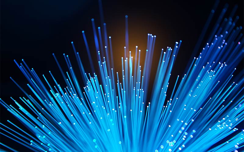 Photo of fiber optic cables